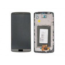 Дисплей в сборе с тачскрином и передней панелью для LG G3 D855, черный