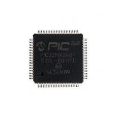 PIC32MX360F512L-80I/PT Микроконтроллер PIC Microchip QFP PIC32MX360F512L-80I/PT