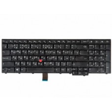 04Y2675 Клавиатура для ноутбука Lenovo ThinkPad Edge E540, черная с рамкой, с указателем, гор. Enter