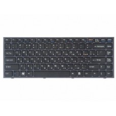 148779341 Клавиатура для ноутбука Sony Vaio VPC-S, VPCS11V9R, VPCS11M9R, VPCS11X9R, VPCS12V9R, VPCS12M9R, VPCS12X9R, VPCS13S9R, VPCS13X9R, VPCS13Z9R, VPCS13S8R, PCG-51111V, vpc-s11, s138, черная с рамкой, с подсветкой, гор. Enter