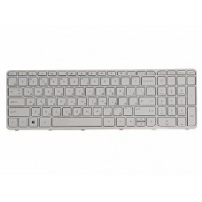 752928-251 Клавиатура для ноутбука HP 350 G1, 355 G2, белая с рамкой, гор. Enter
