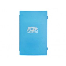 SUBCP1 Контейнер для HDD 2.5" SATA Age Star, USB 2.0, голубой