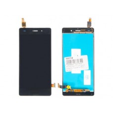 Дисплей в сборе с тачскрином для Huawei P8 Lite, черный