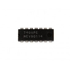 7406PC Микросхема Fairchild DIP-14 7406PC