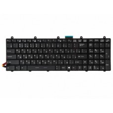 S1N-3ERU2J1-SA0 Клавиатура для ноутбука MSI GT60, GT70, GX70, GE70, GT780DX, GT780, GT783, MS-1762, MS-1755, MS-1756, MS-175A, MS-1758 Clevo P150EM, P170EM, P370EM, P570WM, черная, с разноцветной подсветкой, с рамкой, гор. Enter