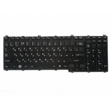 V101602AK1 Клавиатура для ноутбука Toshiba Satellite A500, A505, L350, L355, L500, L505, L550, F501, P200, P300, P500, P505, X200, Qosmio F50, G50, X300, X305, X500 и X505, черная глянцевая со скосом, гор. Enter