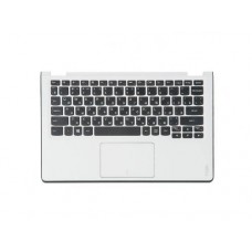 5CB0H15169 Клавиатура для ноутбука Lenovo Yoga 3-11 с топкейсом, белая панель, черные клавиши