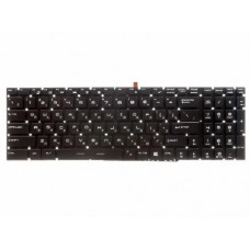 V143422AK1 Клавиатура для ноутбука MSI MS-16J1, MS-16J2, MS-1771, MS-1773, MS-1775, MS-1776, MS-17B1, MS-1781, MS1795, MS-1796, GT72, GS60, GS62, GS63, GS70, PE60, PE70, GE72, GE62, GL62, GL72, GP72, MS-16J5, MS-16J4, MS-179B, MS-1799, черная без рамки, с