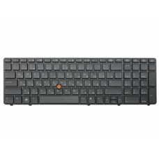 652682-251 Клавиатура для ноутбука HP Pavilion 8560W, черная, гор. Enter