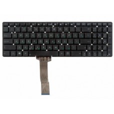 0KNB0-6121RU00 Клавиатура для ноутбука ASUS x751, x751l, x751la, x751lav, x751ld, x751ldv, x751lk, x751ln, X751MJ, X751MD, X751MA, X751M, черная без рамки, гор. Enter