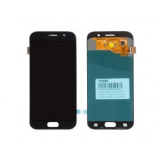 Дисплей в сборе с тачскрином для Samsung Galaxy A5 (SM-A520F) черный (2017) AMOLED