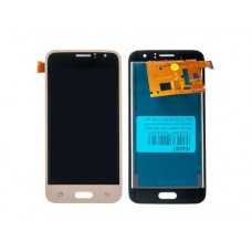 Дисплей в сборе с тачскрином для Samsung Galaxy J1 (SM-J120F) золотой (2016) AMOLED