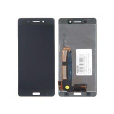 Дисплей в сборе с тачскрином для Nokia 6 черный