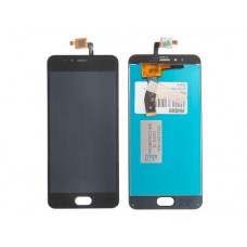 Дисплей в сборе с тачскрином для Meizu M5S, черный