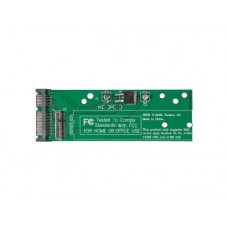 AIRSSD2012-CONV Адаптер SSD - SATA 3.5" для Apple MacBook Pro Retina 13 15 A1425 A1398 MacBook Air 11 13 A1465 A1466, Mid 2012 (зеленый)