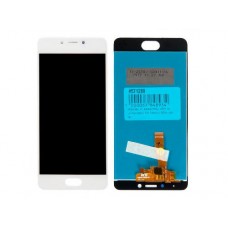 Дисплей в сборе с тачскрином для Meizu M5с белый