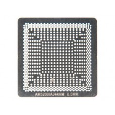 AM5000IBJ44HM BGA Трафарет для процессора Socket FT3 AMD A4-5000 1500MHz (2048Kb L2 Cache, AM5000IBJ44HM), 0.5