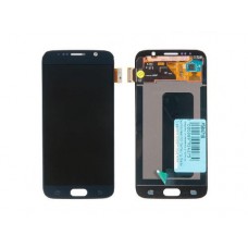 Дисплей в сборе с тачскрином для Samsung Galaxy S6 (SM-G920F) синий AMOLED