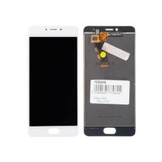 Дисплей в сборе с тачскрином для Meizu M3S, белый