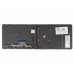 844423-001 Клавиатура для ноутбука HP EliteBook Folio 1000, 1040 G3 черные кнопки, серебристая рамка, с подсветкой, гор. Enter