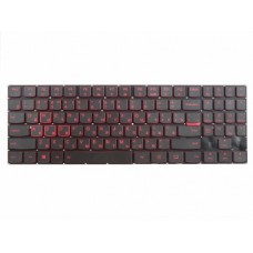80WK00J6RK Клавиатура для ноутбука Lenovo Legion Y520, y520-15ikb, Y720, y720-15ikb, R720, r720-15ikb, 15ikb, черная без рамки, с подсветкой, гор. Enter
