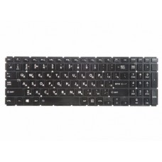 AEBLIA00010 Клавиатура для ноутбука Toshiba Satellite L50-B, L55-B, L55DT-B, S50-B, S55-B, черная без рамки, с подсветкой, гор. Enter