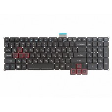 G9-592-78XZ Клавиатура для ноутбука ACER Predator 17, 15, G9-591, 591R, G9-592, 593, G9-791, 792, G9-592, черная без рамки, с подсветкой, гор. Enter