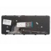 G6W16EA#ACB Клавиатура для ноутбука HP ProBook 430 G2, черная с рамкой, с подсветкой, верт. Enter