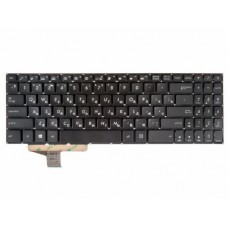 Клавиатура для ноутбука Asus N580VD, черная, без рамки, с подсветкой, гор. Enter