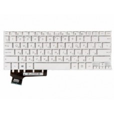 AEXK6700010 Клавиатура для ноутбука Asus E202, E202M, E202MA, E202S, E202SA, TP201SA, белая, без рамки, гор. Enter