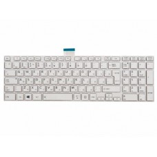 NSK-TV1SU Клавиатура для ноутбука Toshiba Satellite C850, C850D, C855, C855D, L850, L850D, L855, L855D, белая с рамкой, гор. Enter
