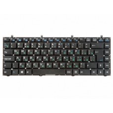 MP-12R76SU-430 Клавиатура для ноутбука DNS Clevo W230, черная без рамки, верт. Enter