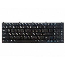 6-80-X5100-280-1 Клавиатура для ноутбука Casper W76, W760, W762, W765, черная без рамки, гор. Enter