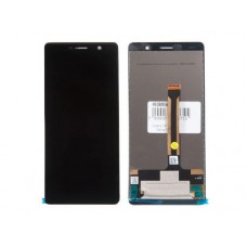 Дисплей в сборе с тачскрином для Nokia 7 Plus черный
