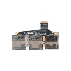 Шлейф с разъемами под SiMM и SD карту для Asus FE380C, FE380CG SiMM SD FPC R1.1, с разбора