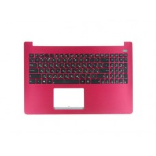90NB00I3-R31RU0 Клавиатура для ноутбука Asus X502CA-1C с топкейсом, бордовая панель, черные кнопки