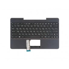 90NB0451-R30200 Клавиатура для ноутбука Asus T100TA-1K с топкейсом, темно стальная панель, черные кнопки для модели без HDD
