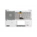 90NB0623-R31RU0 Клавиатура для ноутбука Asus X555LD-3G с топкейсом, белая панель, черные кнопки