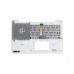 90NB0629-R31RU0 Клавиатура для ноутбука Asus X555LD-7L с топкейсом, белая панель, черные кнопки