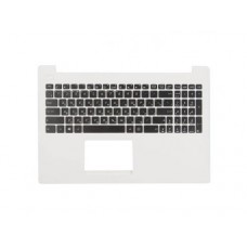 90NB04X2-R31RU0 Клавиатура для ноутбука Asus X553MA-1G с топкейсом, белая панель, черные кнопки