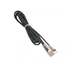 Кабель USB HOCO x4 Zinc Alloy rhombus Lightning, черный