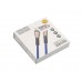 Кабель USB u48 Superior speed Lightning, голубой
