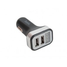 Автомобильное зарядное устройство HOCO z3 2 USB LCD, черный