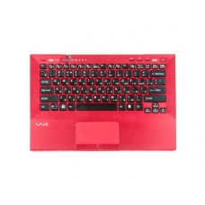 9Z.N6BLF.101 Клавиатура для ноутбука Sony Vaio VPC-SB, VPCSB1A9R, VPCSB1V9R, VPCSB2Z9R, VPCSB3Z9R с подсветкой, черные кнопки, красная панель