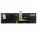 NSK-TV0GC Клавиатура для ноутбука Toshiba Satellite C850, C850D, C855, C855D, L850, L850D, L855, L855D, черные кнопки, белая рамка, с подсветкой, верт. Enter