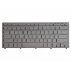 149264011US Клавиатура для ноутбука Sony Vaio Sony Vaio SVF14N, Fit14A/Flip серебристая с подсветкой, с рамкой, гор. Enter