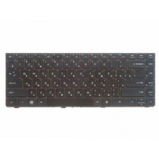 638178-251 Клавиатура для ноутбука HP Probook 4330s, 4331s, 4430s, 4431s, 4435s, 4436s, черная с серой рамкой, гор. Enter