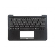 13NL0081AP0201 Клавиатура для ноутбука Asus TP200SA с топкейсом, синий, черные кнопки, с динамиками [13NL0081AP0201] (с разбора)