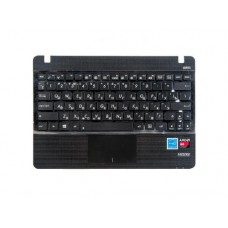 Клавиатура для ноутбука Asus X102BA с топкейсом, черный, с тачпадом (с разбора)