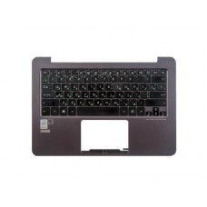 13NB08T1AM0211 Клавиатура для ноутбука Asus UX305LA с топкейсом, темный, черные кнопки [13NB08T1AM0211] (с разбора)